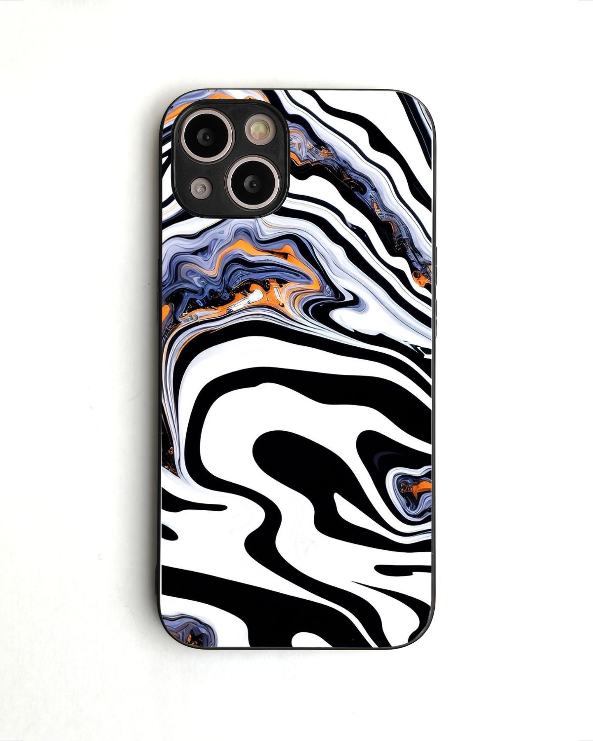 Trippy Marble Glass Case