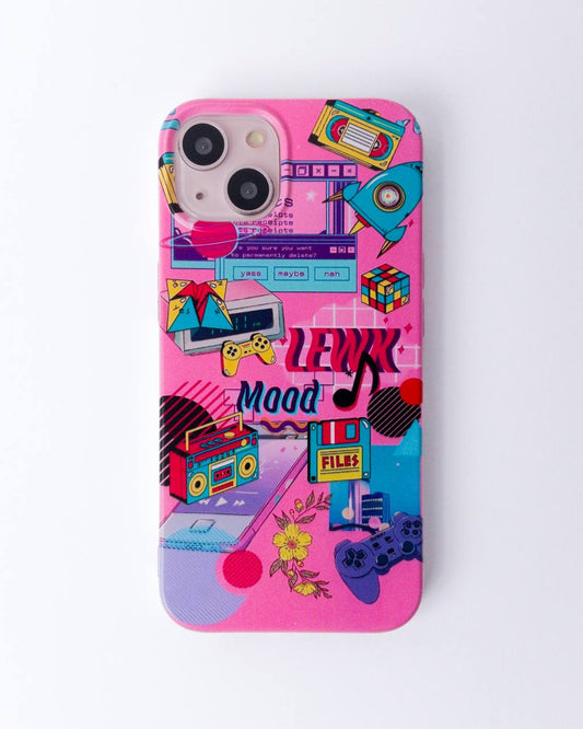 Pop Art Pink Silicone Case