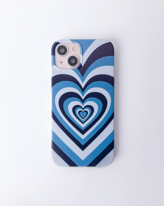 Y2K Blue Heart Silicon Case