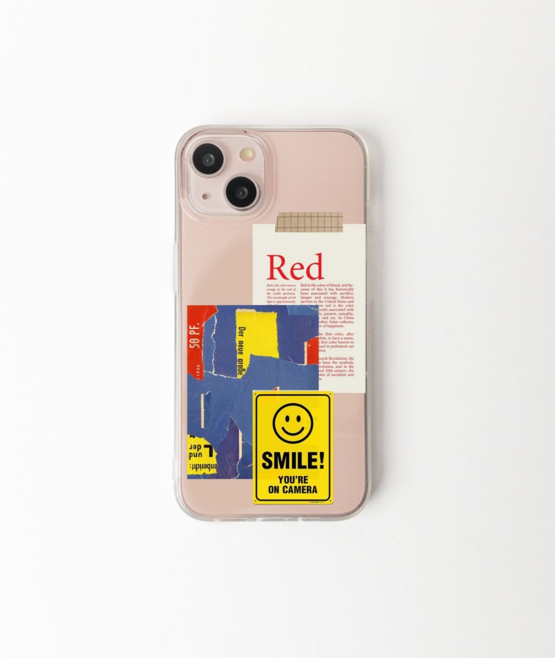 Smile sticker silicone case