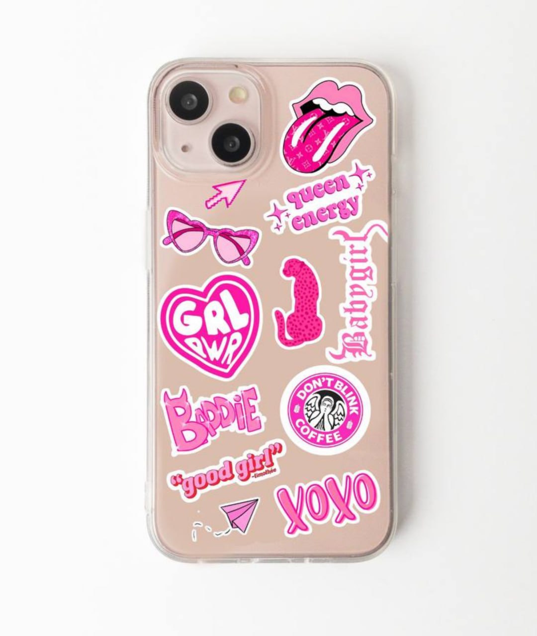 Pink Sticker Case