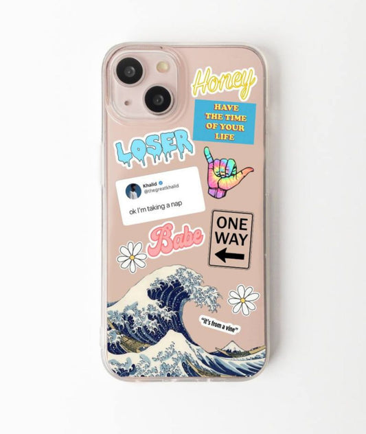 Great Waves Sticker Case