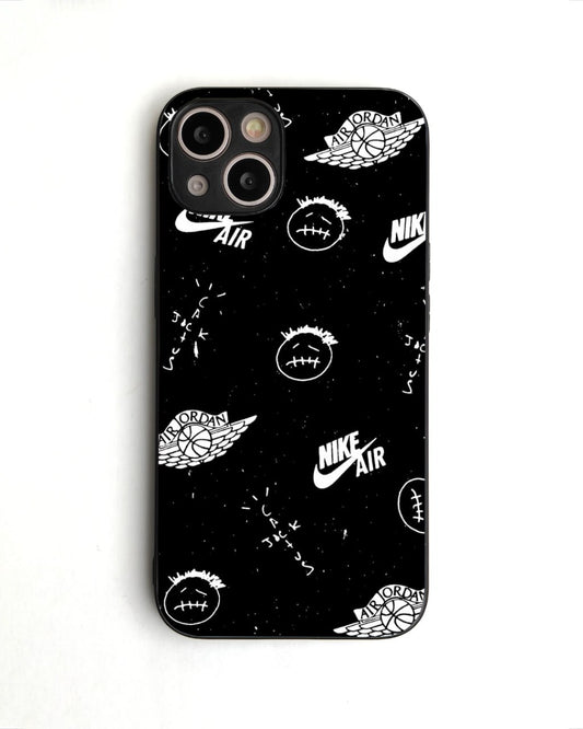 Nike Black Glass Case