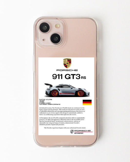 GT3 Potrait Clear Case