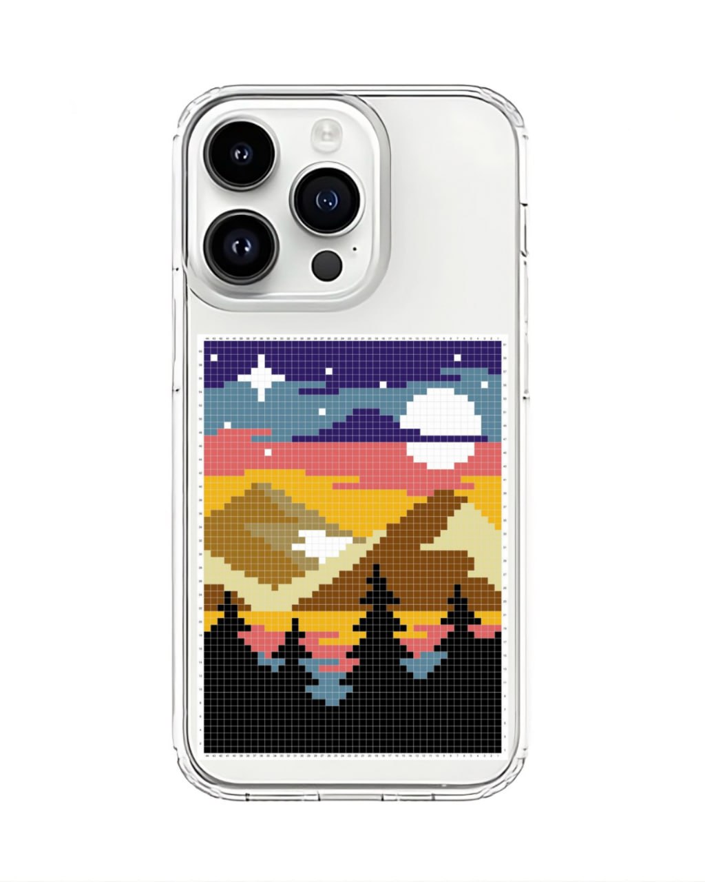 Pixel Art Clear Case